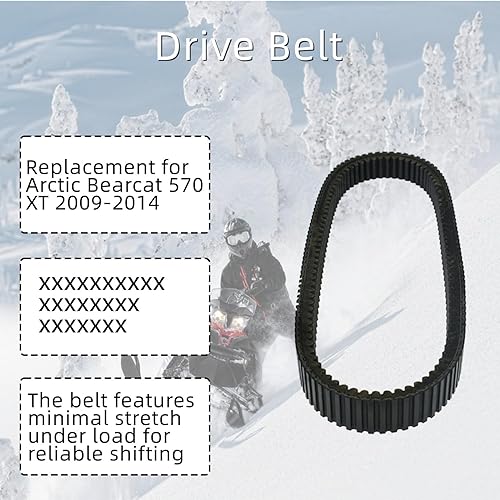 Miniatura 4 de labwork Correa de transmisión de repuesto para moto de nieve Arctic Bearcat 570 2000 0627-046