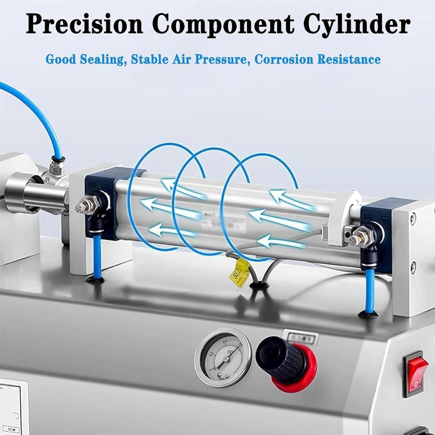 Manual Pasta Fluid Filling Machine, Bottle of Stainless Stainless Steel Paste of 20-200ml with Hopper, for Cream ~/