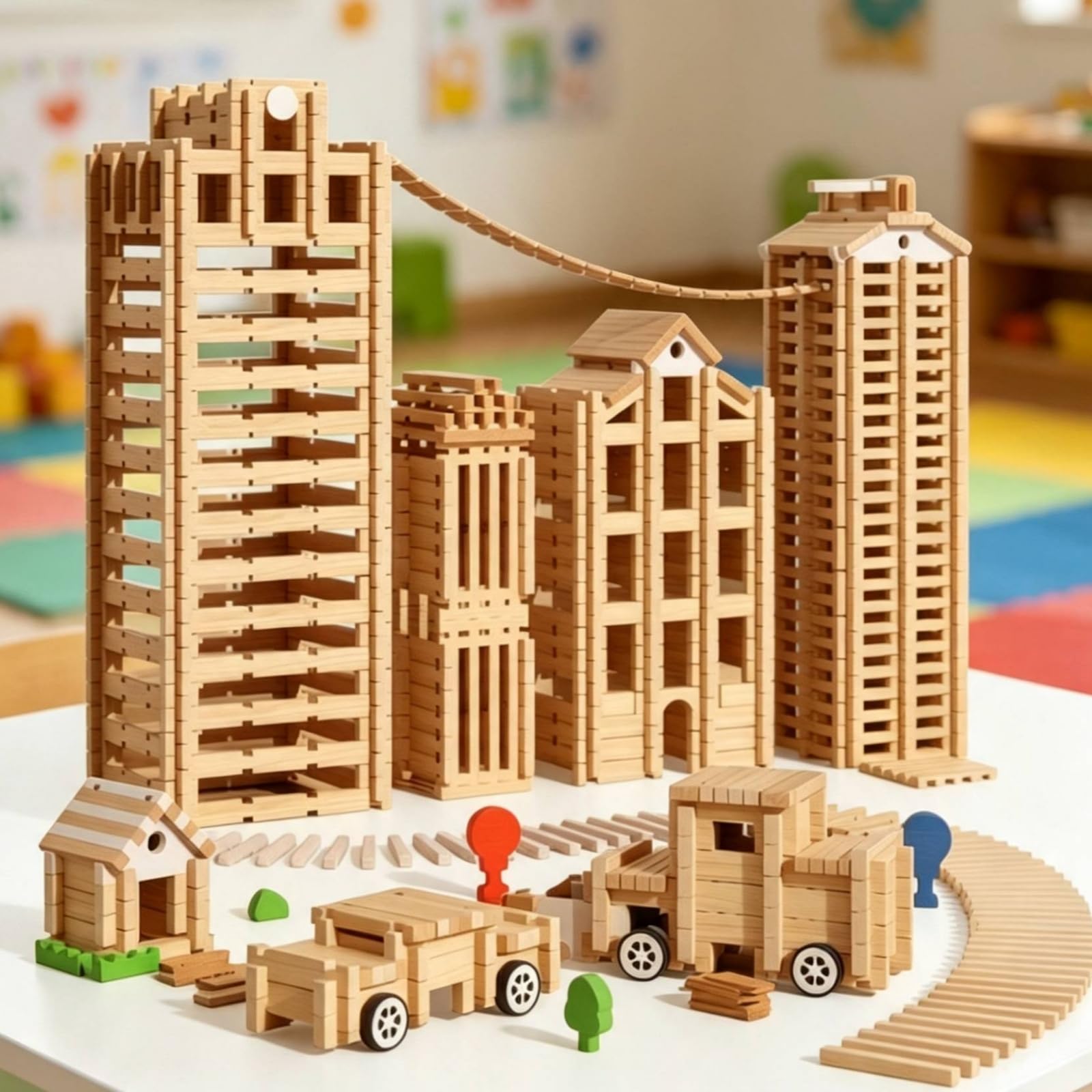 Giocattolo Educativo in Legno Naturale