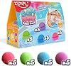 ZIMPLI - 20 x Baff Bombz, Kids Bath Bombs Gift Set, Bubble Bath Fizzers, Birthday Toy for 4 plus year old boys & girls