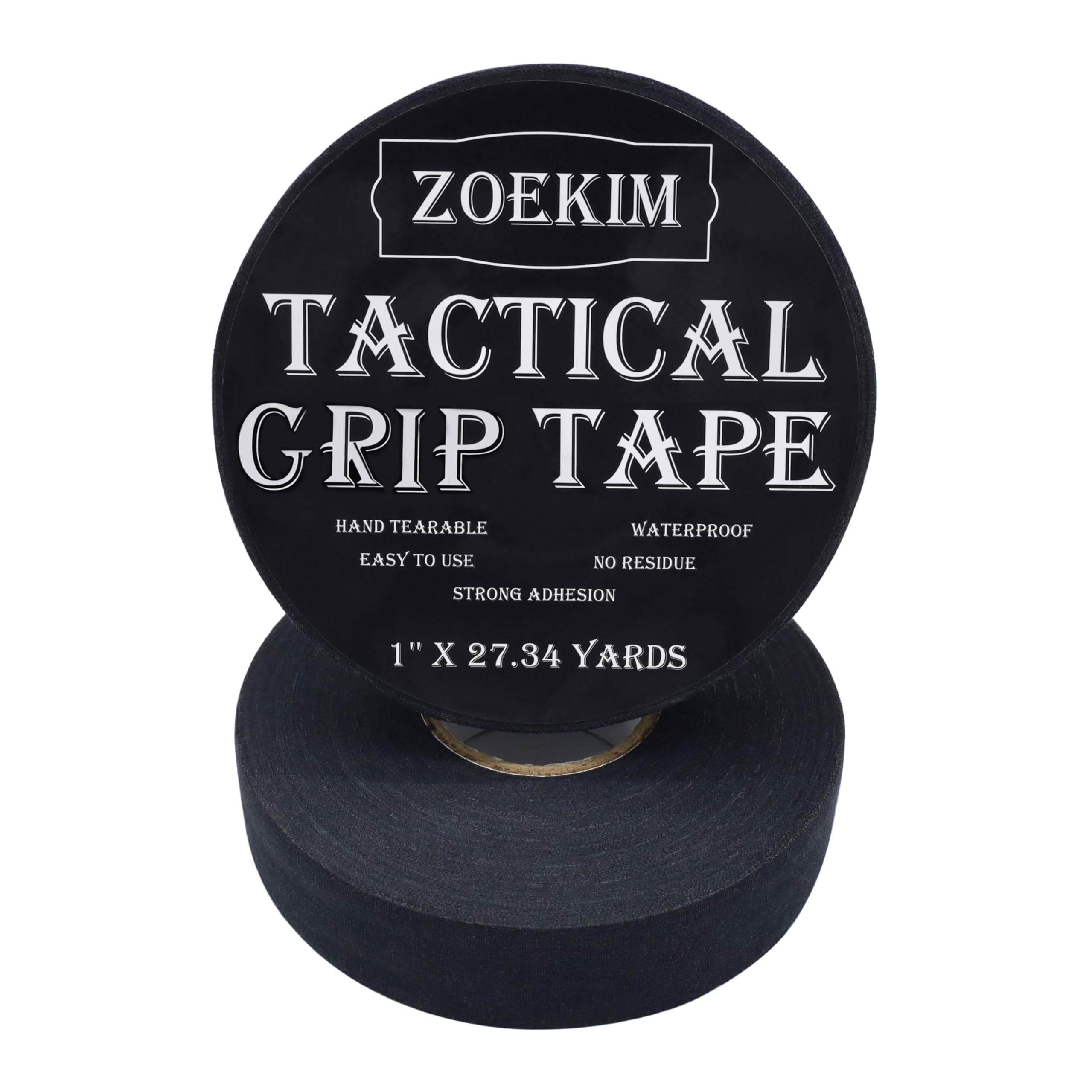 ZOEKIM Gun Grip Tape, Tactical Handle Tape, Water Resistant & Non-Reflective Handgun Grip Tape, Multipurpose Military Gun Wrap Tape for Rifle and Shot Guns - 1 Inch x 21.87 Yards