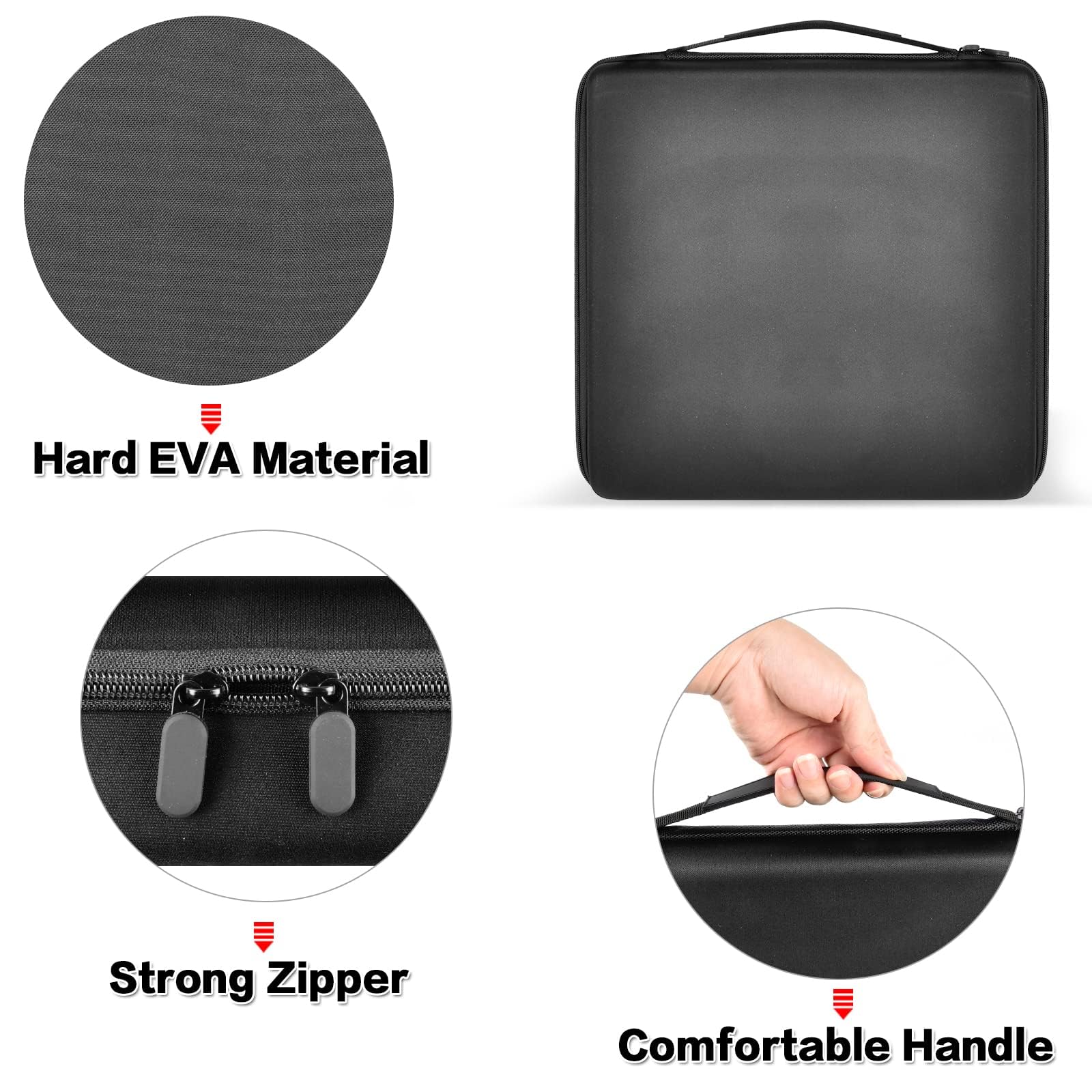 Comecase 15 Slot Watch Travel Case for Men Women, Portable Watch Organizer view 6