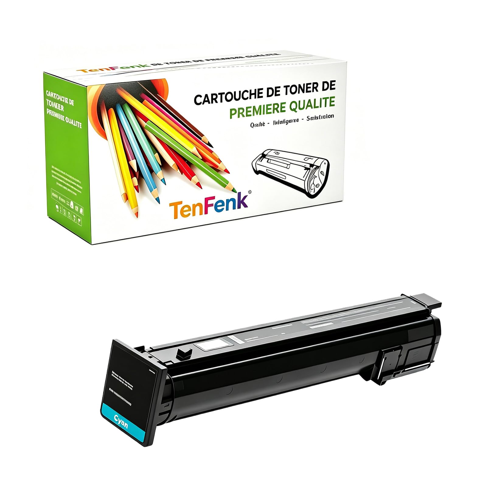 Compatibile Sostituzione Cartuccia Toner Per Lexmark XC9635 77L0H10 77L0H20 77L0H30 77L0H40 Da Utilizzare Con Lexmark XC9635 XC9645 XC9655 Stampante,Cyan