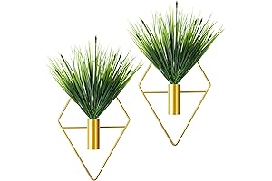 Modern Geometric Diamond Shape Hanging Planters for Statement Wall Decor