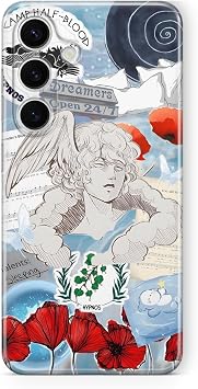 Samsung Galaxy A36 5G ile Uyumlu Hypnos Desenli  effaf Telefon K l f