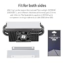 Thermalright HR10 2280 PRO Black SSD Cooler, Double Sided Heatsink, Carries 14.8W/m.k Silicone Pad, Includes 4 heatpipes, Reflow Process, 2280 SSD Heatsink Cooler for Desktop gallery image