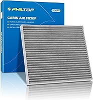Vista 22 de PHILTOP Filtro de aire de cabina, ACF058 (CF10361) Reemplazo para Cobalt, HHR, G5, Ion, Pursuit, Filtro de Cabina Premium con filtro de carbón