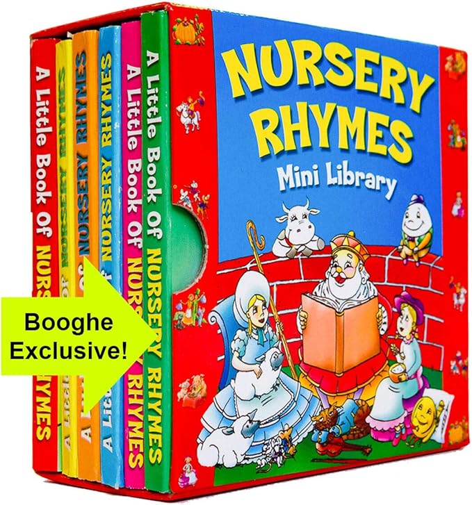 Nursery Rhymes Mini Library pack of 6 mini Board Books Amazon.co.uk
