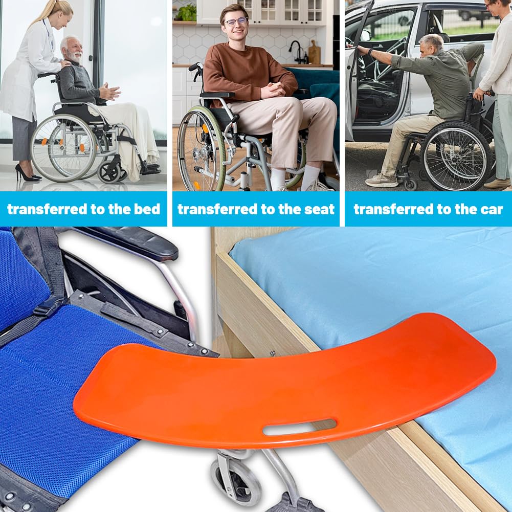 Planche antidérapante pour fauteuil roulant, planche de transfert, élévateur de patients, aide pour personnes handicapées, acier plastique ABS, capacité de charge 150 kg