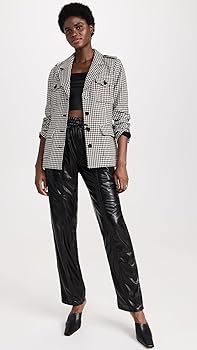 Amazon.com: PAIGE Women's Skyler Jacket, Black/Ecru, XS