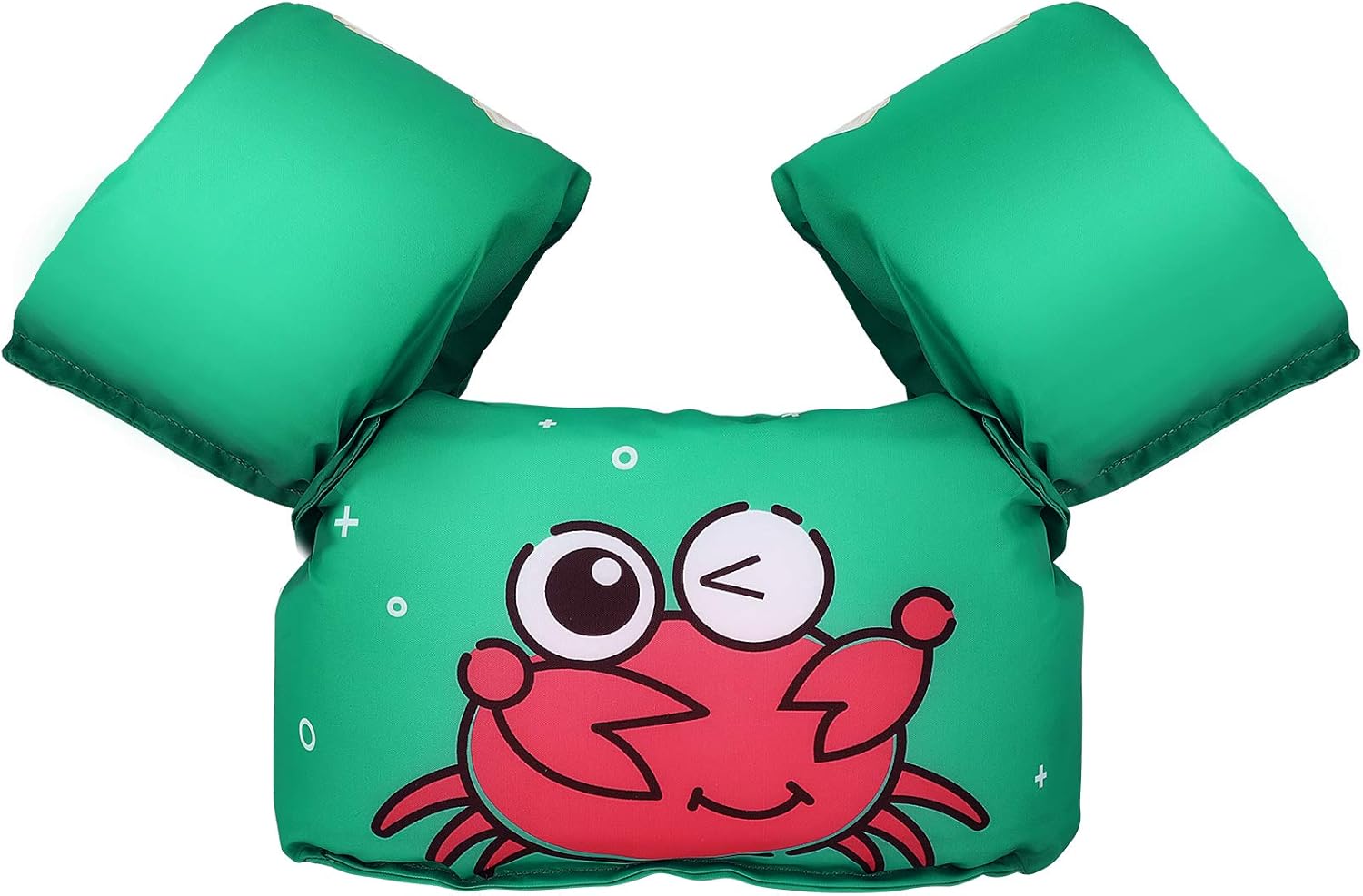 MoKo Kids Swim Arm Band, Children Swim Vest Cute Cartoon Swimming Wings Pool Floats Sleeve Toddlers Water Sports Learning Swim Training Equipment, Green : Everything Else