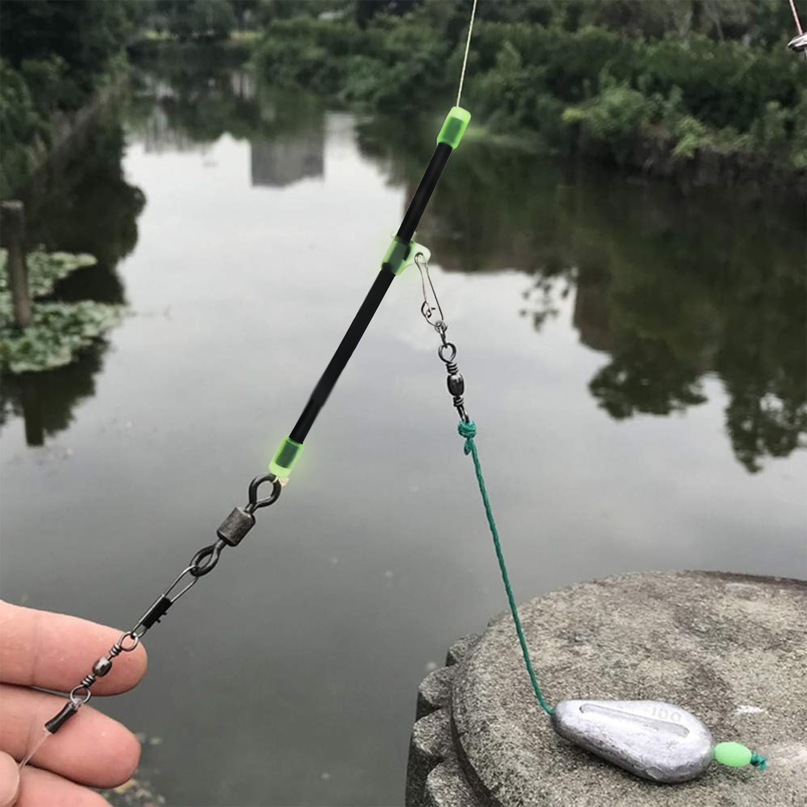 Anti-Tangle Boom Anti Tangle da Pesca Connettore Pesca 20Cm Anti-Groviglio Bracci Pesca Accessori Balance Connector Attrezzatura Pesca per Pesca Mare Anti Groviglio Boom Accessorio