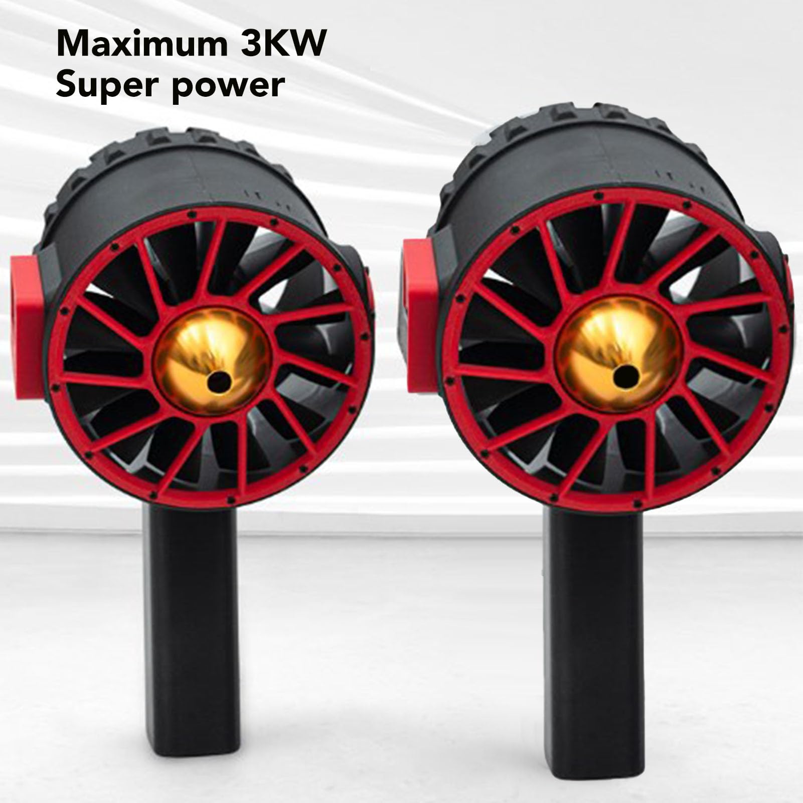 Turbo Fan Turbine Jet Blower, 1000000 RPM Super Jet Dry Blower Fan avec Moteur sans Balais à Grande Vitesse, 12 Pales, 7 Kg de Poussée, Dépoussiéreur d'air électrique avec écran