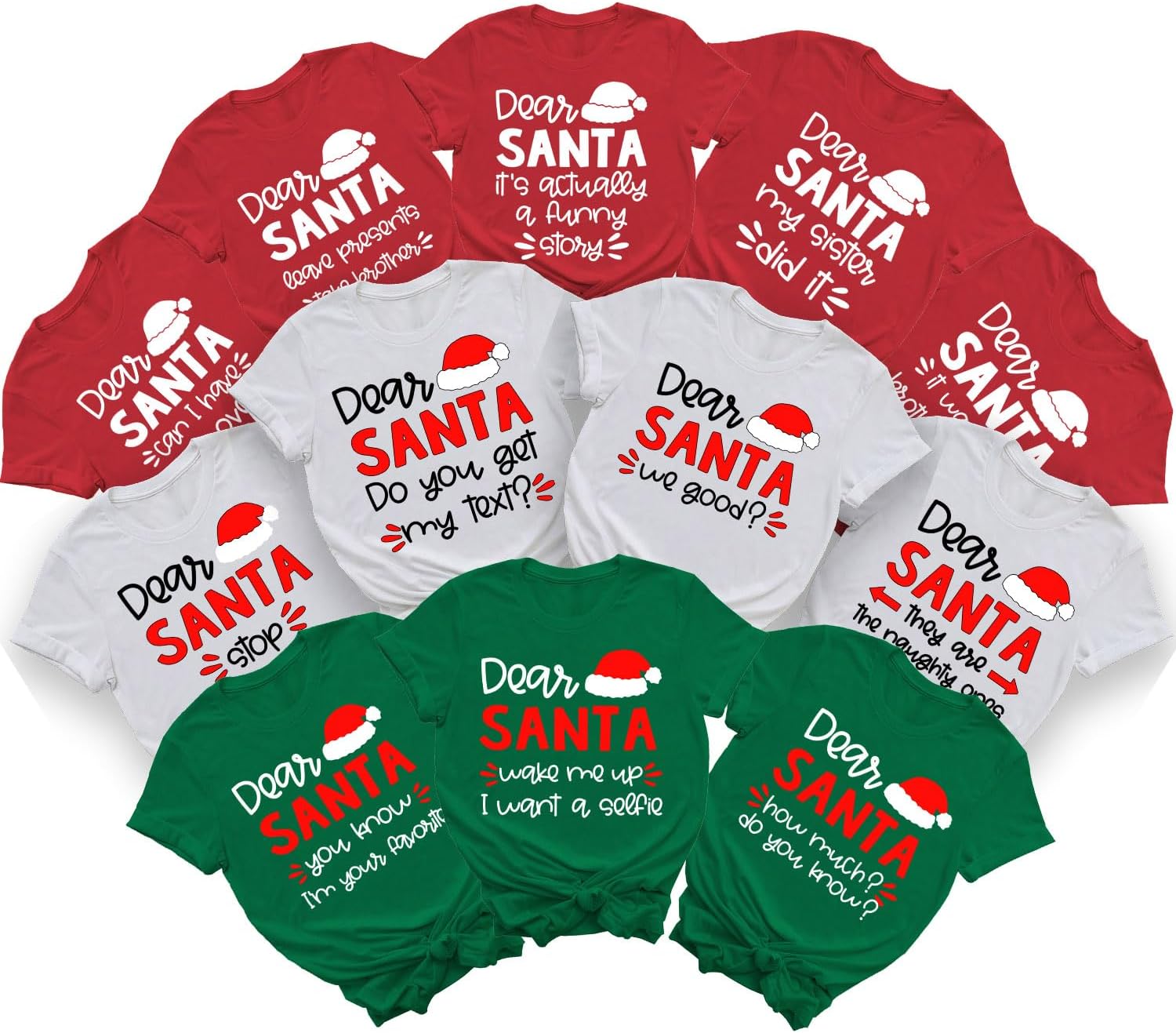 Dear Santa Christmas Shirt for Family 2025, Cousins Crew Group T-Shirt Matching Holiday Xmas Outfit for Photoshoot - Image 4