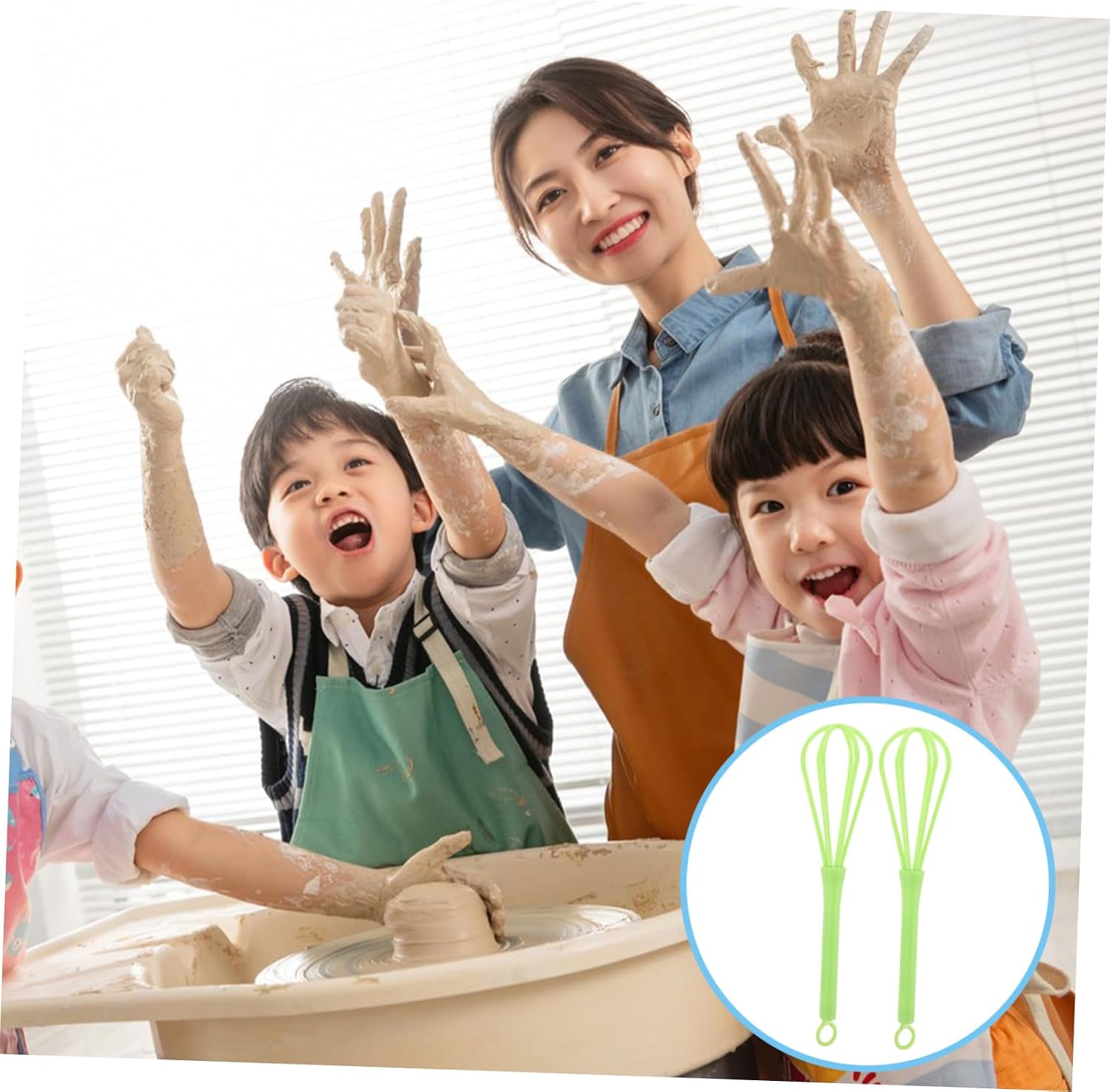 HAPINARY 10pcs Multi-use Paper Pulp Mixer Tool Paper Craft Pulp Mixer for Making Projects