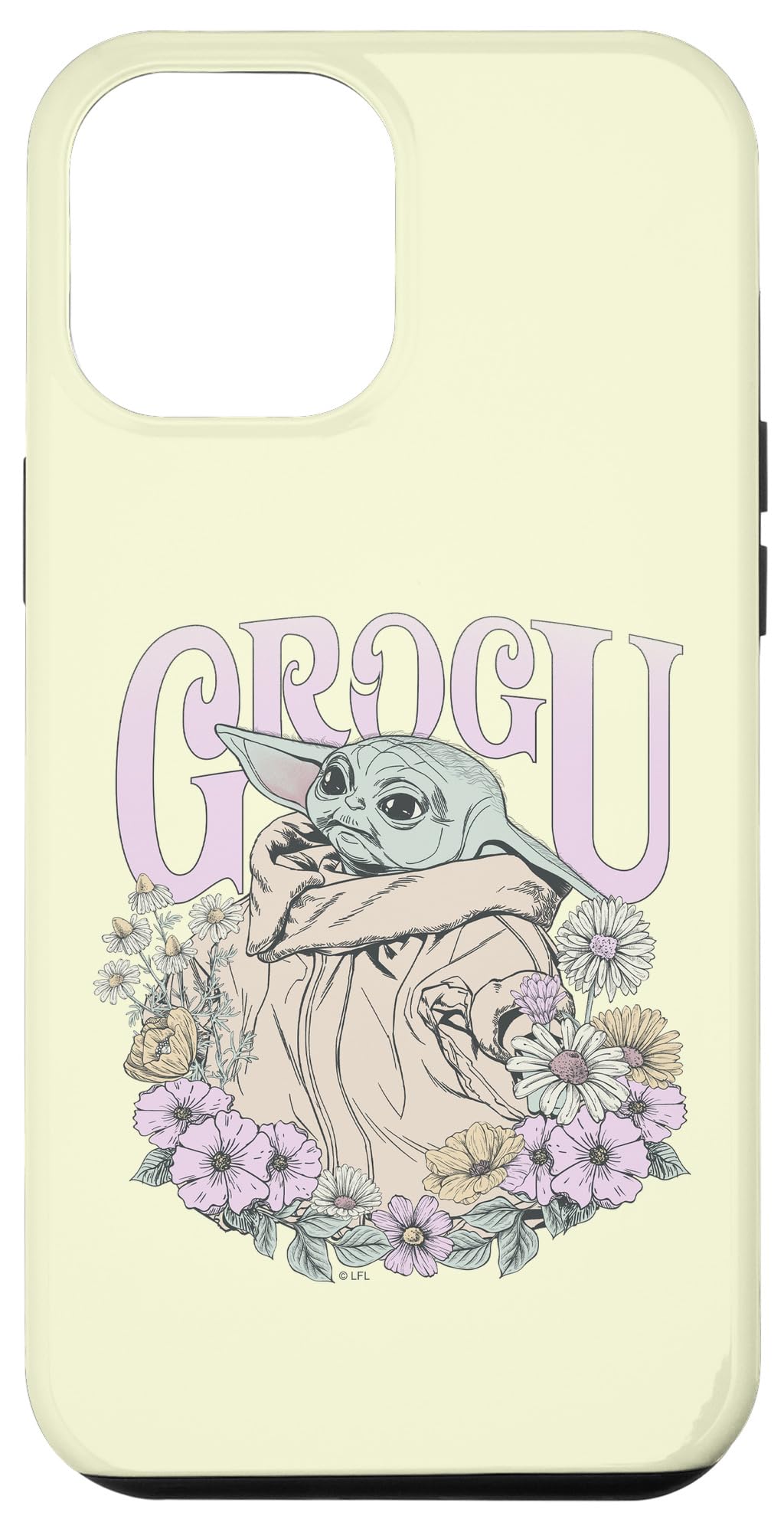 Coque iPhone 12 Pro Max Grogu Star Wars idée cadeau fan de série