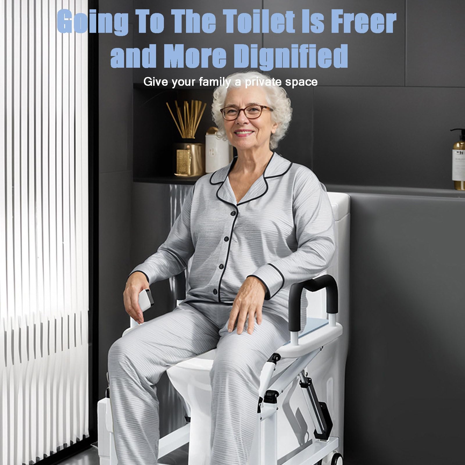 新品　電動昇降トイレリフト 介護用／立ち上がり補助／高齢者・リハビリに便利 便座が昇降する「トイレリフト」を一新して新発売―TOTO
