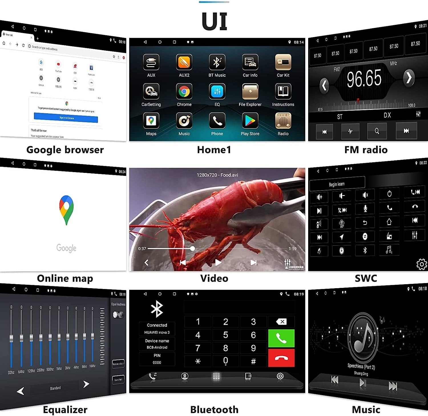 Black Friday - 70% OFF Android Double Din Car Stereo with Bluetooth, Rimoody 2 Din 7 Inch Touchscreen Car Radio with GPS Navigation FM Radio WiFi Mirror Link Split Screen USB, with Backup Camera