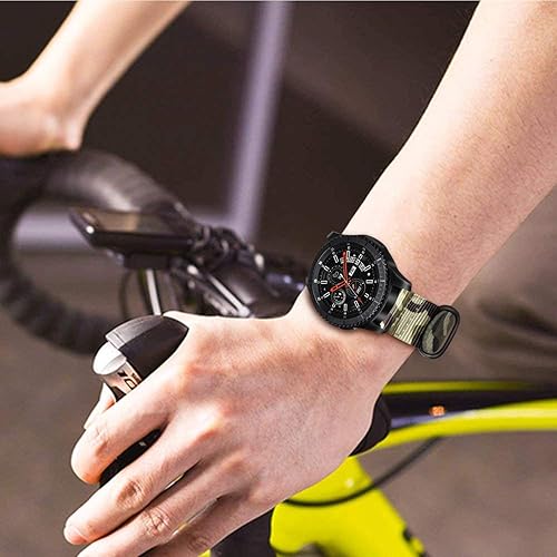 Miniatura 4 de Fintie - Correas deportiva de nailon suave de 0.87pulgadas compatibles con Samsung Galaxy Watch 3 de 1.77pulgadas, Galaxy Watch 1.81pulgadas, Gear