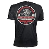Winchester - Pro Collection - Rider in Circle Printed Short Sleeve T-Shirt for Men, Women, Unisex