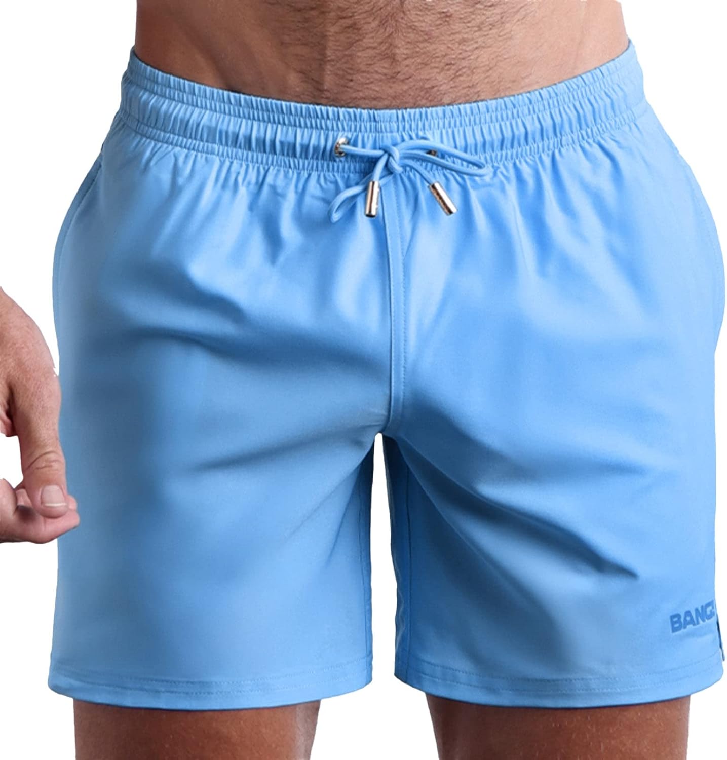 Bang Men's Swimwear - Resort Shorts - Stretchy Boardshorts Elasticated Waitsband Beach Wear