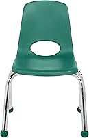 Vista 4 de Factory Direct Partners Sillas apilables FDP, 12 pulgadas, color verde