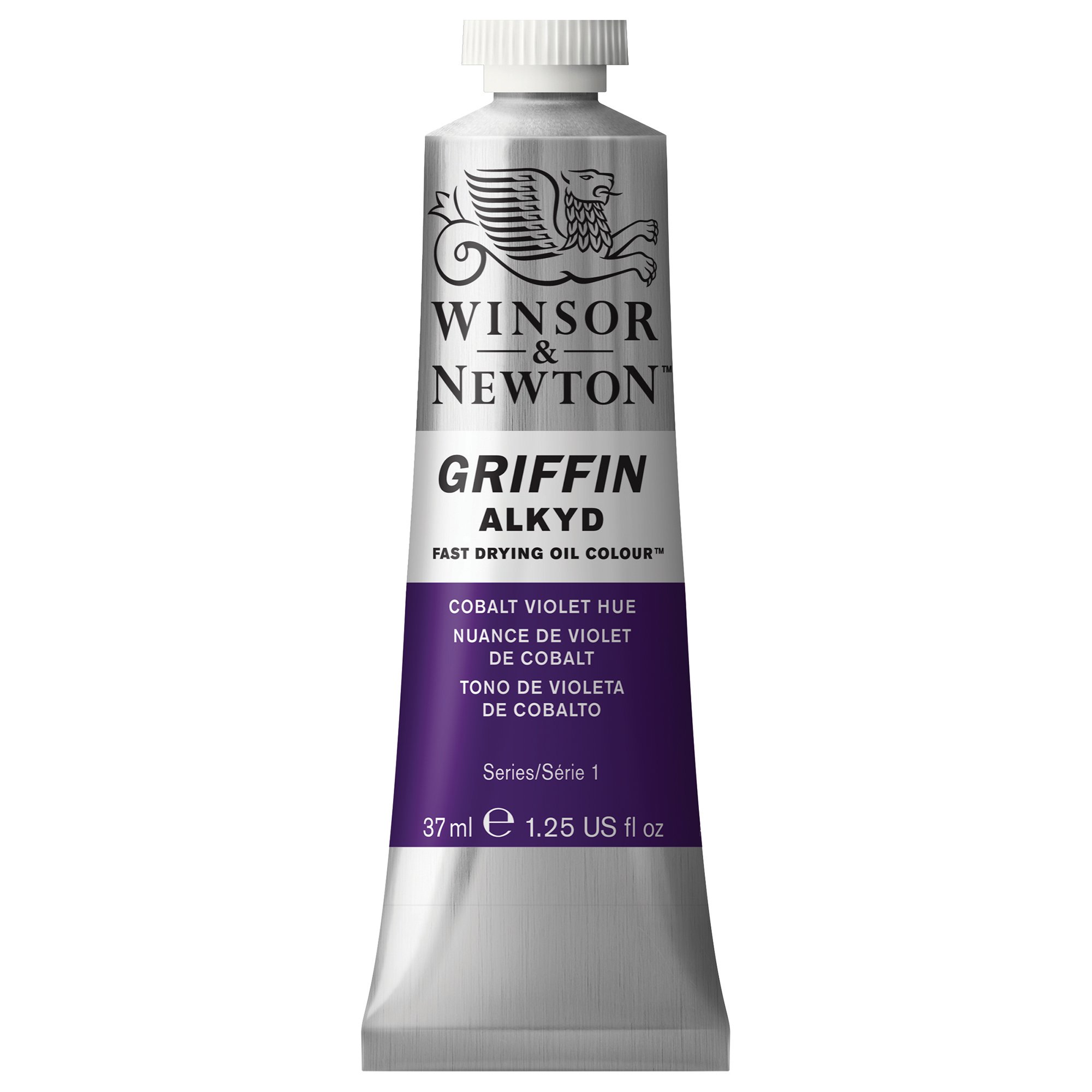 Winsor & Newton Griffin 37ml Alkyd Fast Drying Oil Colour Tube - Cobalt Violet Hue, 37 ml (Pack of 1)
