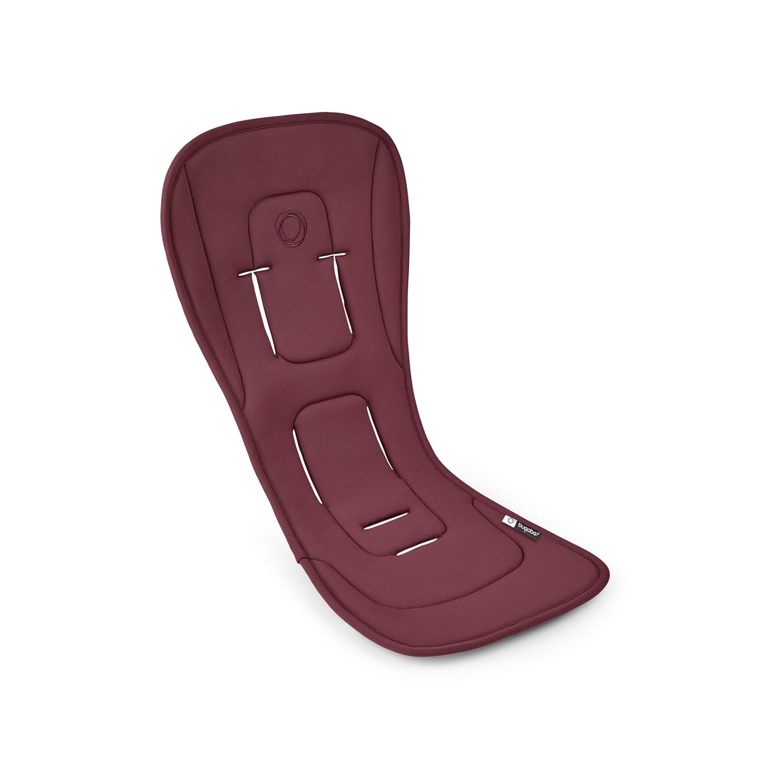 Bugaboo Dual Comfort Seat Liner Fully Reversible to Regulate Body Temperature, Compatible with All Bugaboo Strollers (Dark Cherry)