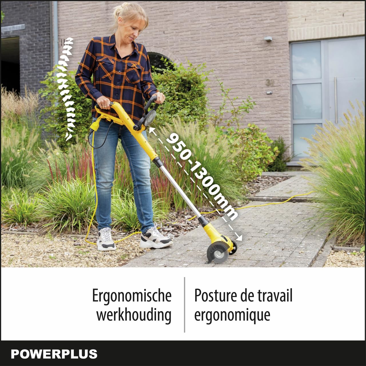 POWERPLUS POWXG6650 - Diserbitore 400 W, Ø 110 mm, 2 ACC.