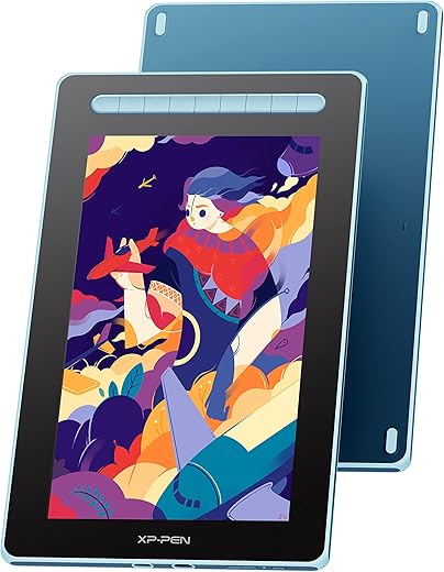 XP-PEN Artist 13 2ND Gen Display Tablet X3 Elite Chip Stylus 8192 Level Pressure Sensitivity – Blue