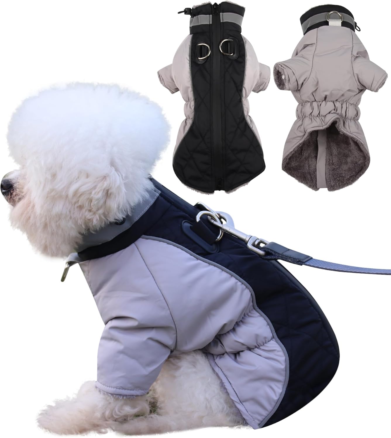 Susunyloviy Dog Coat Harness Built in DRing for Small