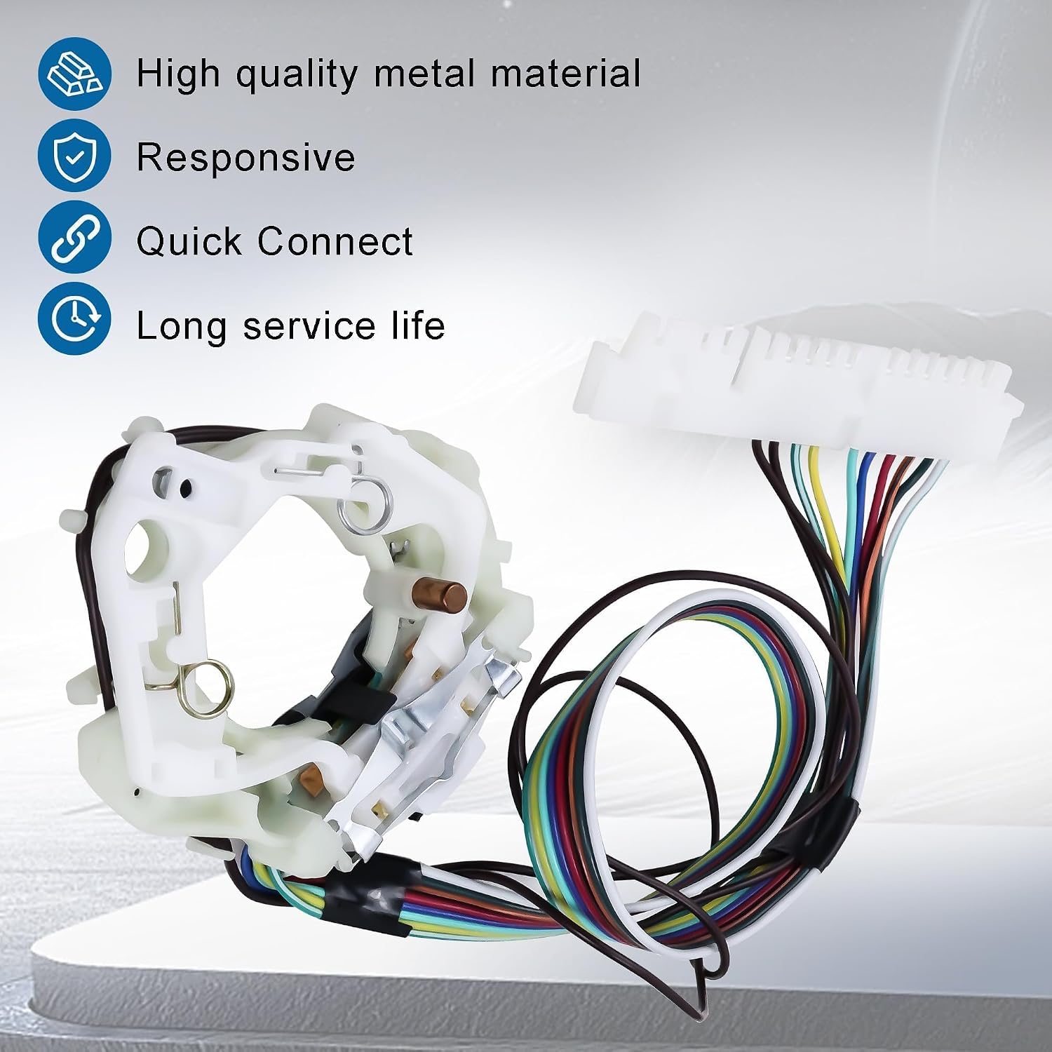 Turn Signal Switch Multi-Function Combination Switch TW20 Compatible with Chevrolet GMC Buick Cadillac Oldsmobile Dodge AMC Jeep 1969-2002 Replace 1995976 1995963 1995975 1997983 56002011,10 Pin 12V