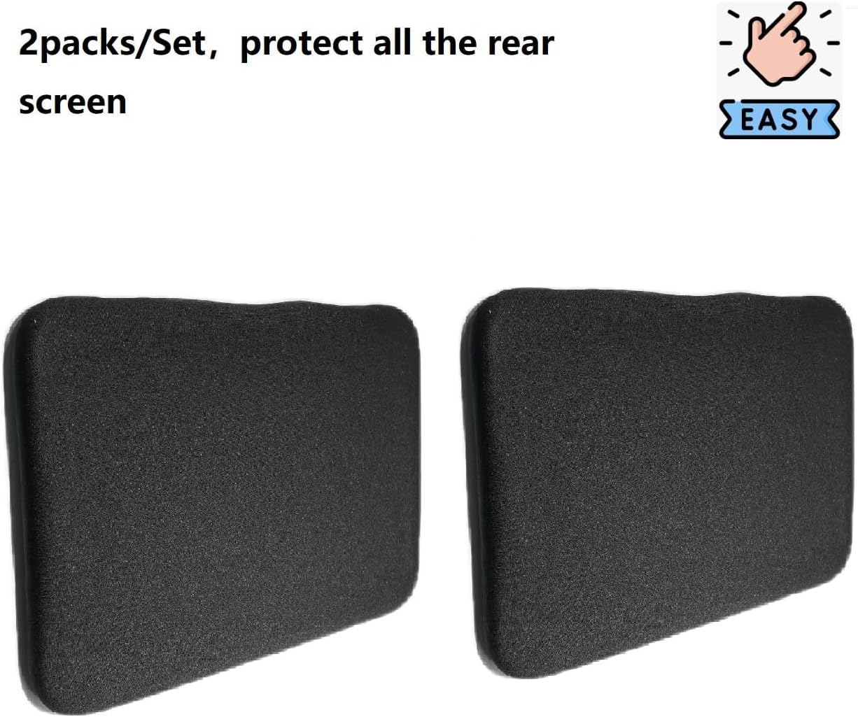 [2-Pack] for 2021-2025 Chevy Tahoe Rear Entertainment 12.6" Screen Protector Cover - 2mm Shockproof Neoprene, Anti-Scratch, Washable