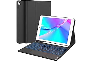 CHESONA iPad 9th/8th/7th Gen 10.2” Keyboard Case with Touchpad