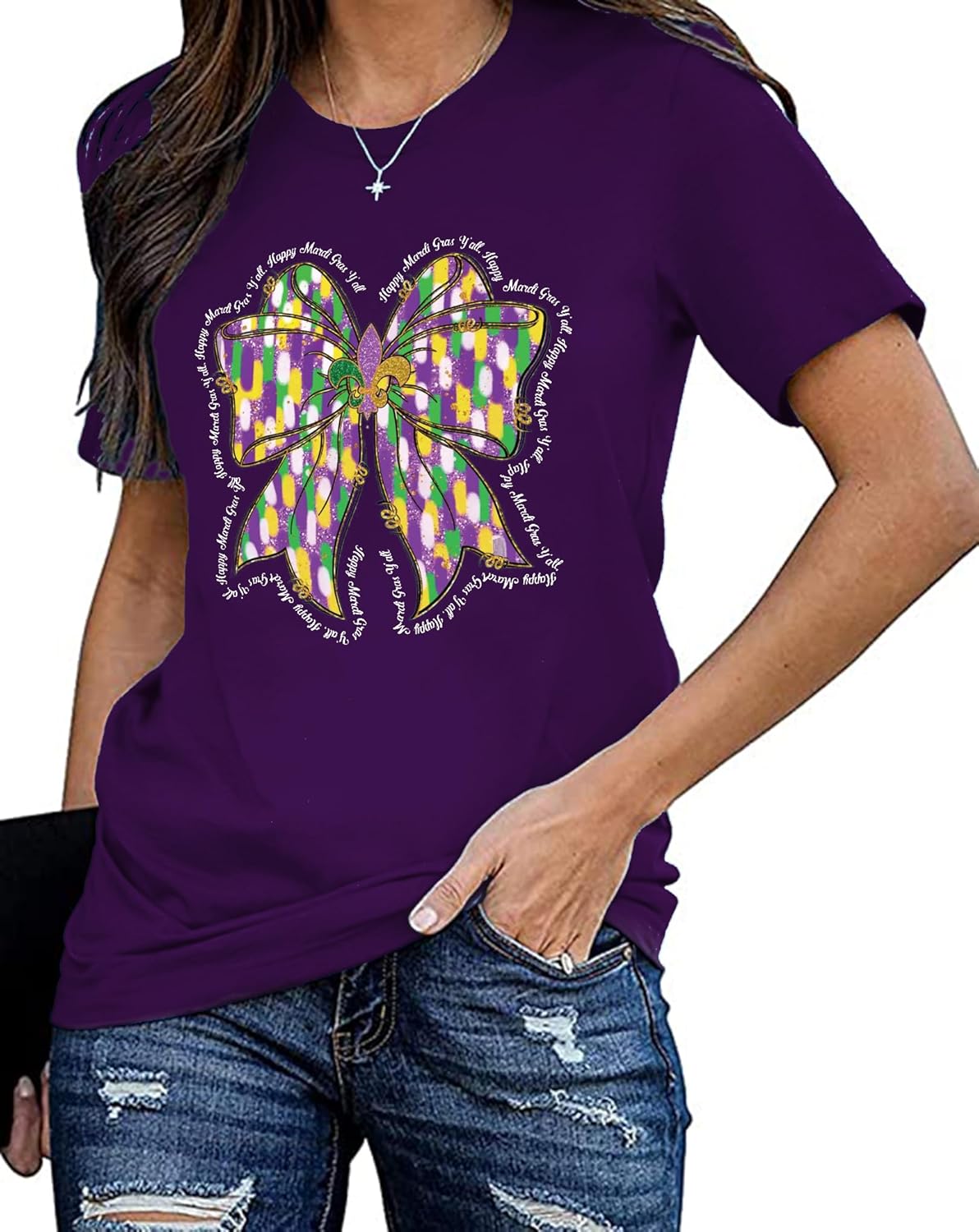 Happy 100 Days of School Shirt-Women Cute Flower Teacher Short Sleeve School Days Party Tops Tee - Image 3