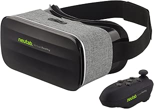 NeuTab VR 2nd Gen Virtual Reality VR Headset 3D Glasses with Remote Controller 360 Degree Immersive Movies and Games for iOS, Android Phones, iPhone Xs, XS Max & XR (Limited time Offer) - coolthings.us