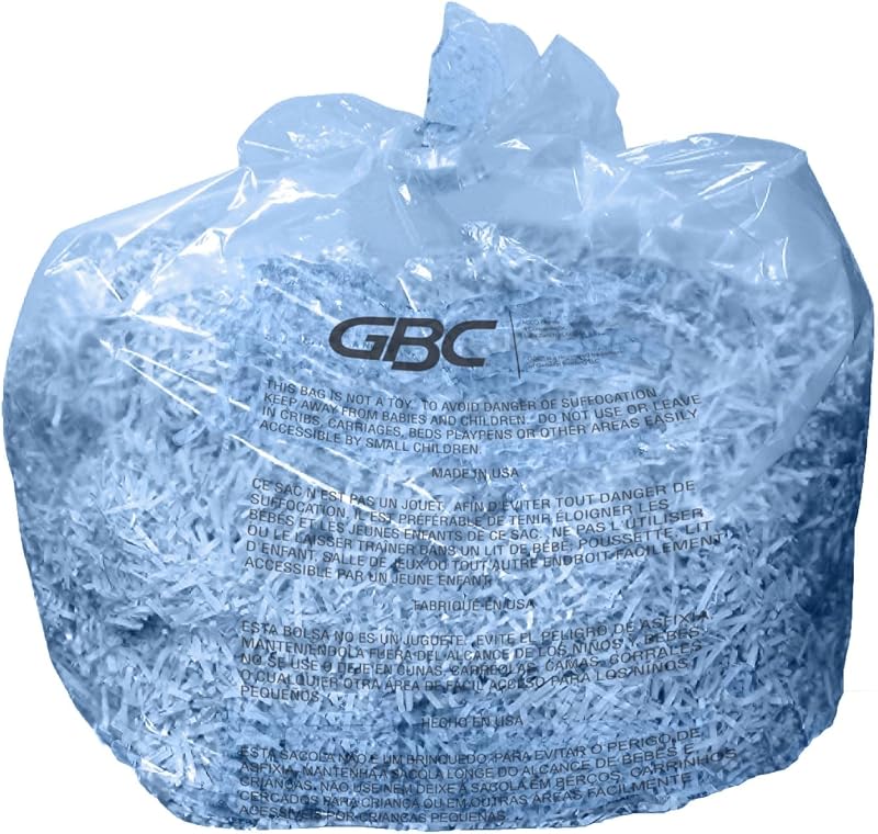 GBC Swingline Shredder Bags, Plastic, 13-19 Gallon, for 300X/300M, 25/Box (1765010)