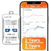 Elitech 4G Cellular RV Pet GPS Temperature Humidity Monitor Remote Data Logger Sensor, Power Outage Light Shock Alarm, App/Email/Text Alerts, for Vacation Home, 2-Year Subscription Included