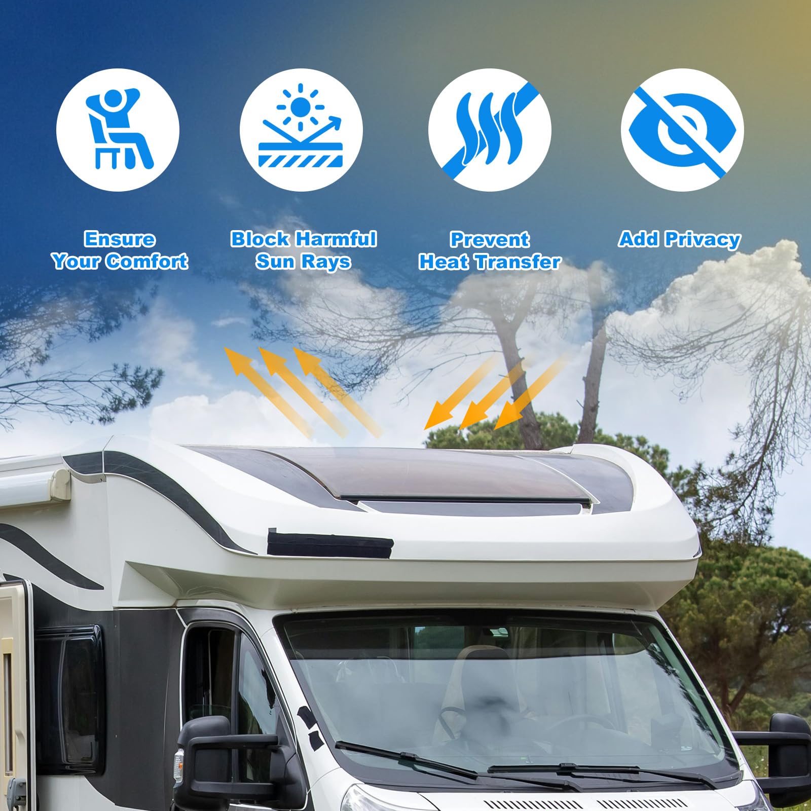 Fliegengitter Wohnmobil AutoShield Wohnmobil Rauch Pferdebox Wohnmobil Oberlicht Oberlicht Für Camper 420x420mm