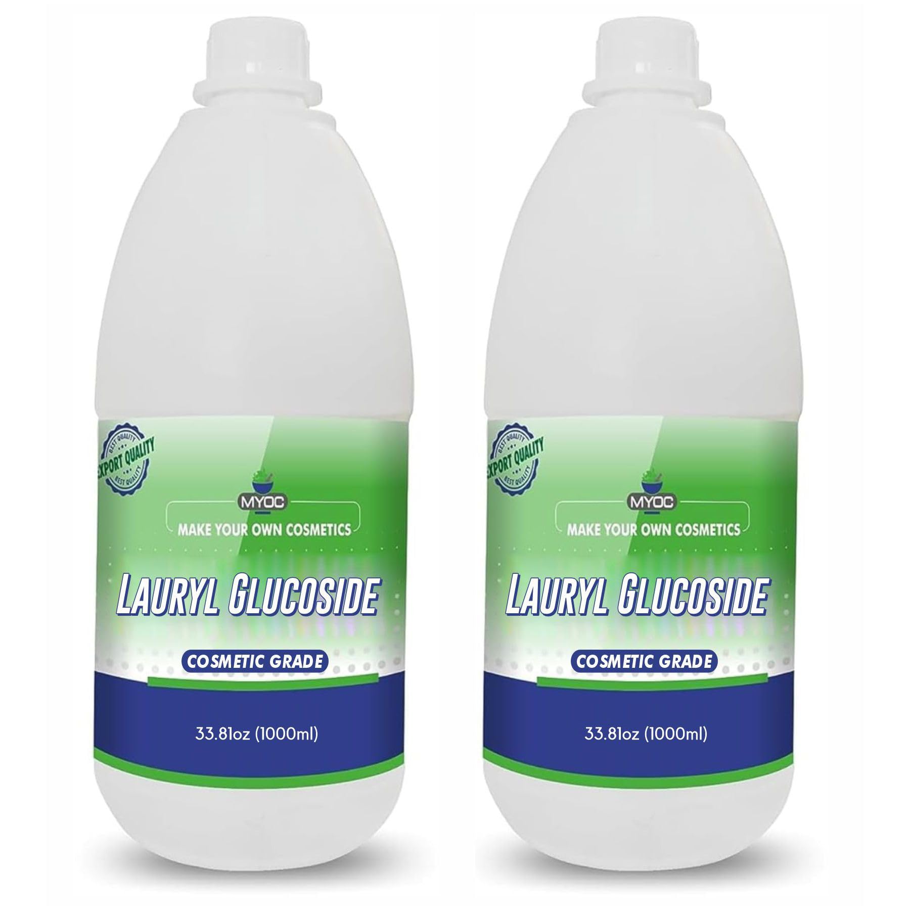 Myoc Lauryl Glucoside | Cosmetic Grade | Ideal for DIY Skincare & Haircare Formulations - 2 L / 67.62 Fl Oz