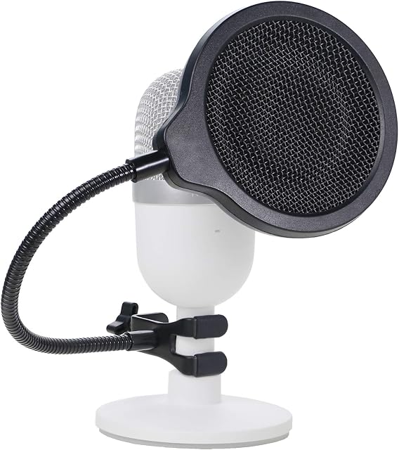 Razer Seiren Mini Pop Filter - 4 Inch 3 Layers Windscreen with Flexible 360° Clip Suitable for Razer Seiren Mini Mic by YOUSHARES