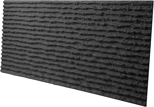 Art3dwallpanels Paneles de pared 3D con textura de cemento, paquete de 4 paneles de pared triangulares de poliuretano con diseño de prisma para