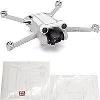 Vista 12 de WRAPGRADE Adhesivos para la piel compatibles con DJI Mini 3 Pro Color de acento (Airforce Silver)
