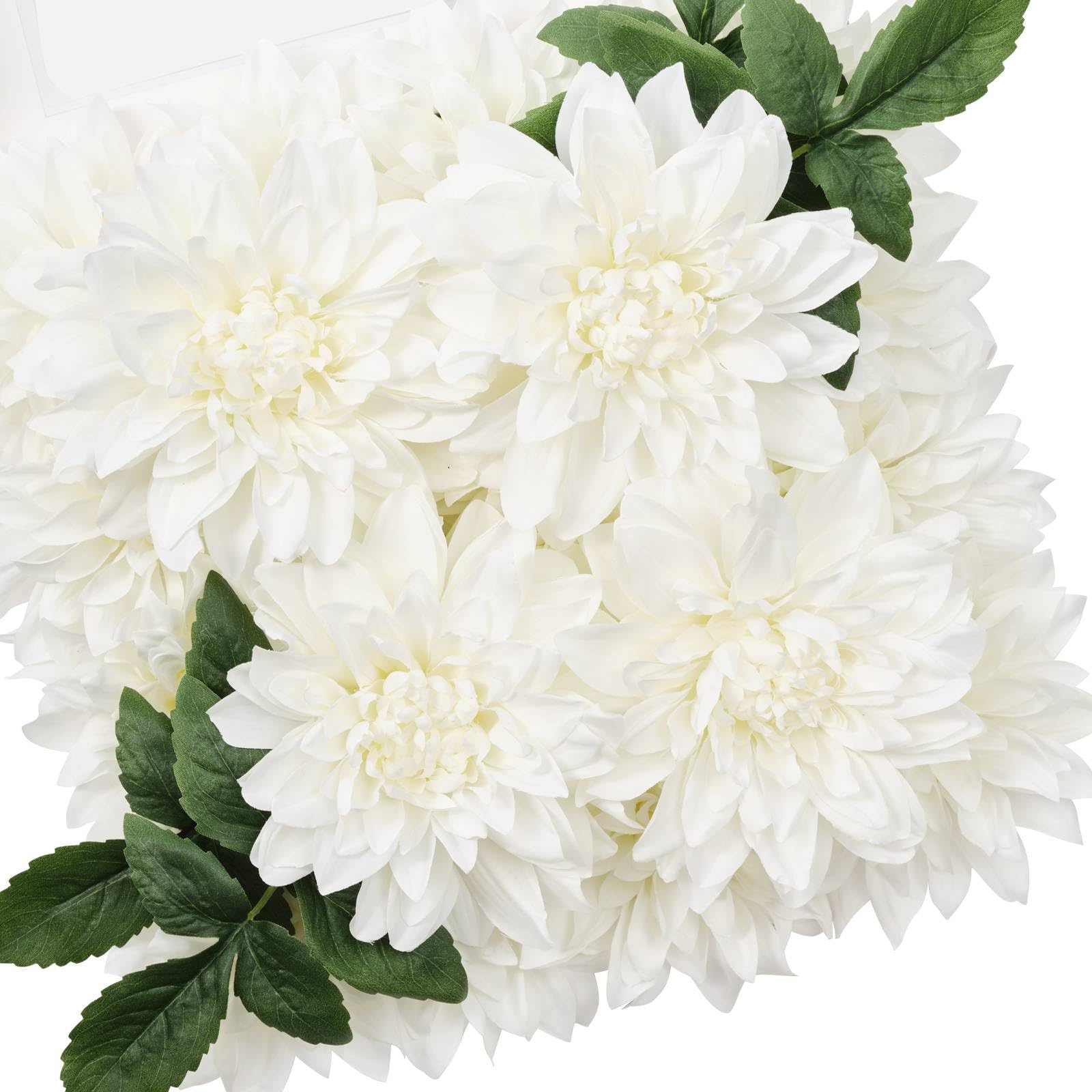 TINGE TIME 20pcs Silk Dahlia Flowers