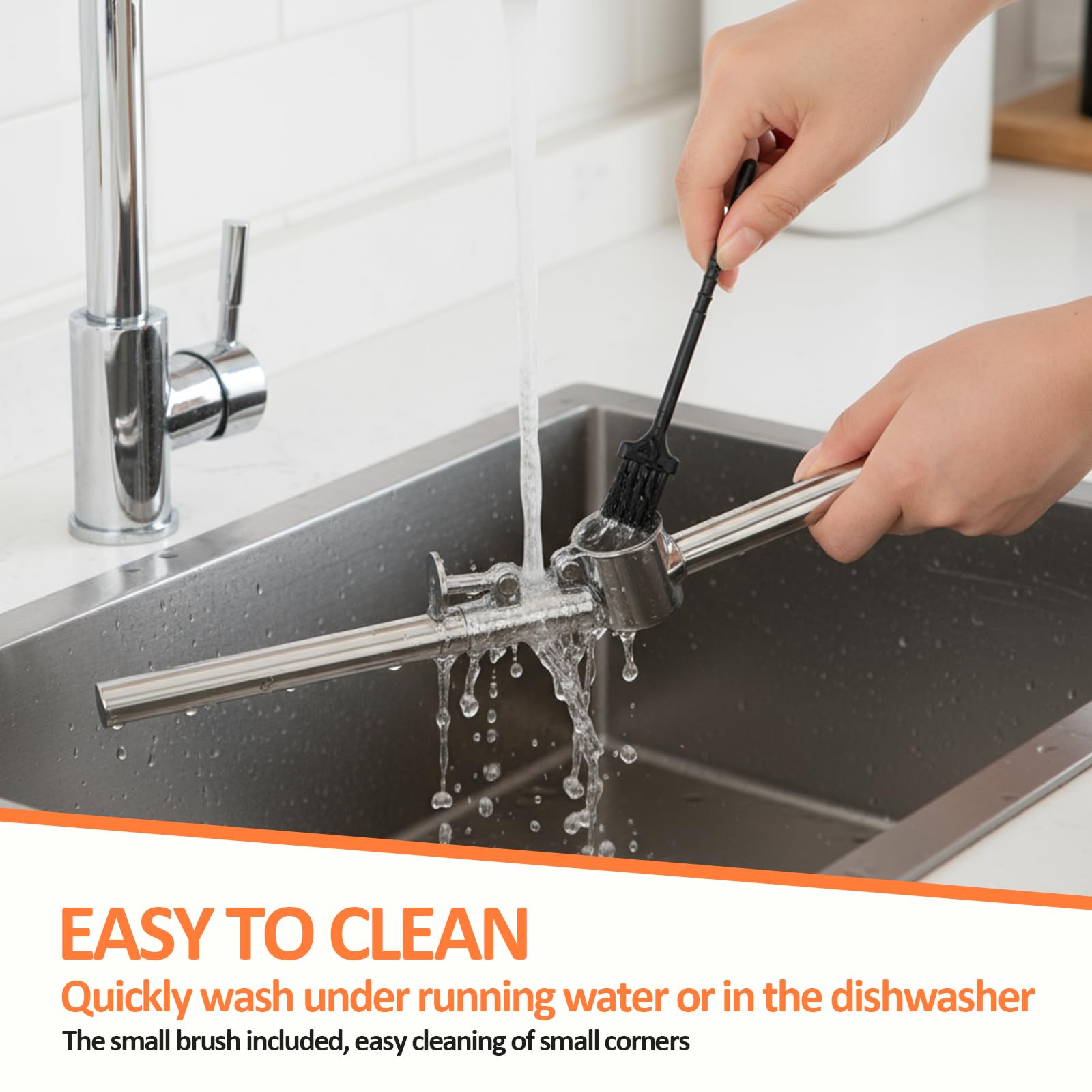 VINATO Presse Ail Inoxydable, Ustensiles De Cuisine Inox