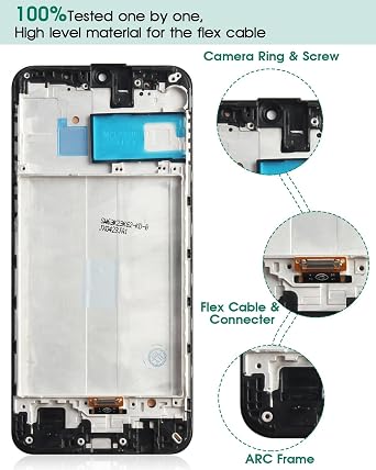 TFT for Samsung Galaxy M31 Screen Replacement for Samsung M31 LCD Digitizer for Samsung M31 Display Touch Screen Assembly with Frame SM-M315F SM-M315F/DS (Not Fingerprint Function)
