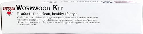 Miniatura 10 de Kroeger Herb Products, Kit de suplemento de hierbas de ajenjo, nogal negro, clavo, quassia, limpieza desintoxicante de madera de gusano, cápsulas,