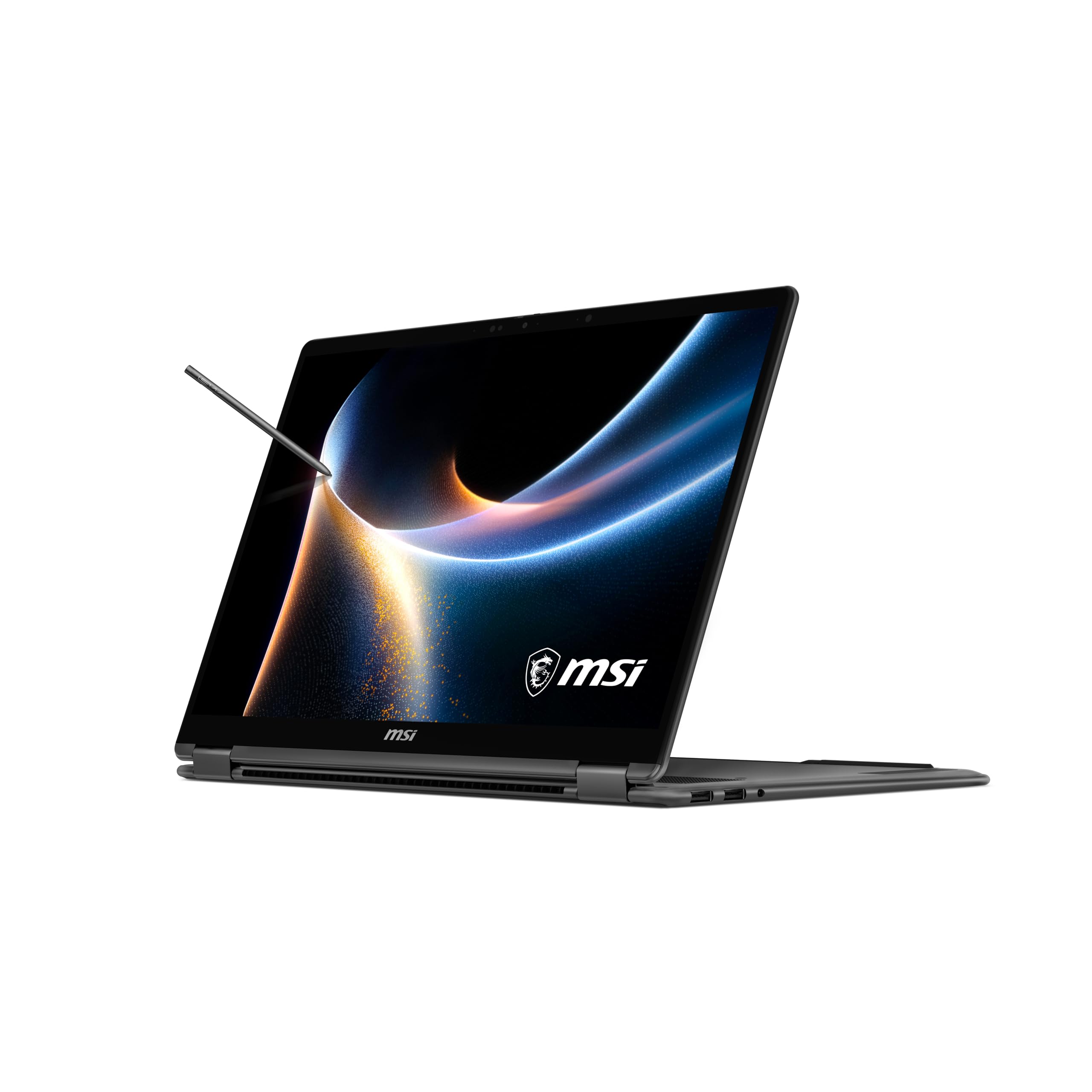 MSI Prestige 14 Flip AI+ D3MTG-013FR : Intel Core Ultra 9 386H - 32GB LPDDR5 - SSD 2TB - Intel Arc Graphics - 14" Touch Screen (Tactile) Full HD+ OLED 60Hz - Windows 11 Famille