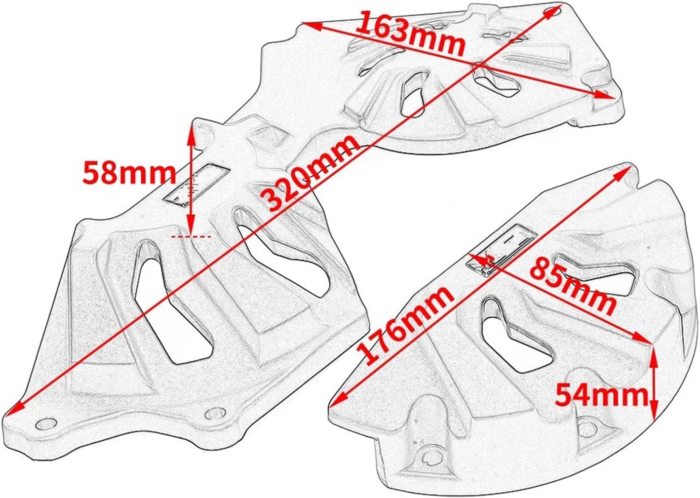 Для HONDA CBR1000RR CBR 1000RR CBR 1000 RR 2008 2016 гг. Мотоцикл Защитный кожух двигателя Защита от падений Замените и модернизируйте аксессуары