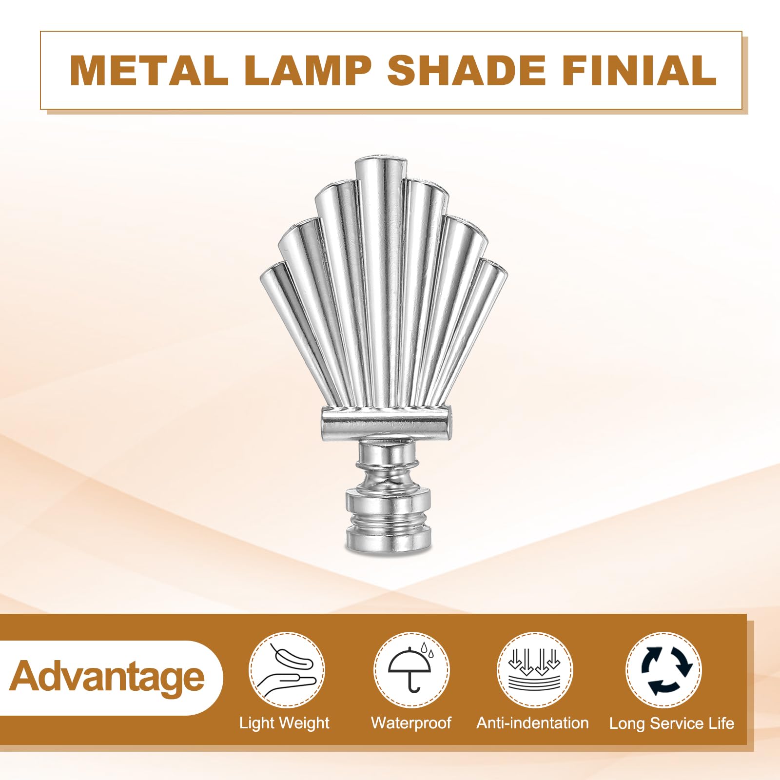 PATIKIL 44mm Lamp Shade Finial - Image 3